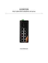 Leonton PG2-1204-SFP2-10GSFP2-24 User manual