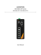 Leonton EG5-0601-SFP User manual