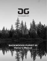 Aquaglide Backwoods Purist 65 Owner's manual