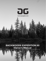 Aquaglide Backwoods Expedition 85 Owner's manual
