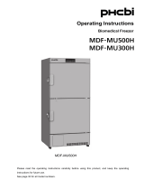 Phcbi MDF-MU500H Operating instructions