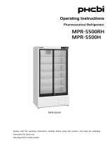 Phcbi MPR-S500RH Operating instructions