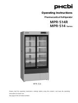Phcbi MPR-514R Operating instructions