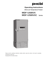 Phcbi MDF-U500VX Operating instructions