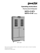 Phcbi MPR-414FS Operating instructions