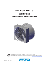 Skov BF 50 LPC -3 wall fans Technical User Guide