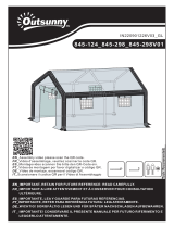 Outsunny 845-298V00WT Assembly Instructions