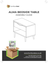 FURNITUREBOX Alma Bedside Table Assembly Instruction Manual