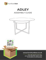 FURNITUREBOX Adley Dining Table Assembly Instruction Manual