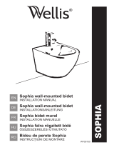 Wellis Sophia wall-mounted bidet User manual