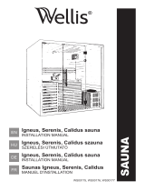 Wellis Calidus finnish sauna User manual