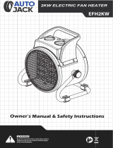 Autojack EFH2KW Owner's manual