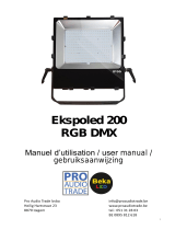Nicols EKSPOLED 200 RGB DMX User manual