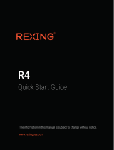 REXING R4 Quick start guide