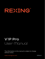 REXING V1P Pro User manual