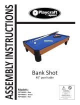 PlaycraftSport Bank Shot 40" Pool Table