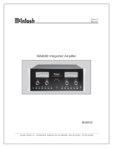 McIntosh MA6500 Owner's manual