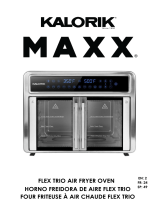 KALORIK MAXX 26 Quart Flex Trio Air Fryer Oven User manual