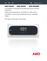 AKO Advanced temperature controller for cold room store AKO-16524A /16525A Quick start guide