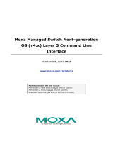 Moxa MDS-G4020-L3-4XGS Series User manual