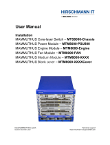 Hirschmann MTS8006-Chassis, MTM8000-PSU800, MTM8000-Engine, MTM8006-FAN, MTM8000-XXXX, MTM8000-XXXXCover User manual