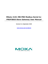 Moxa MGate 4101-MB-PBS Series User manual