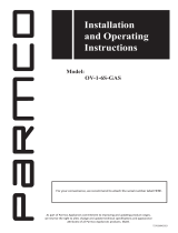 Parmco OV-1-6S-GAS Owner's manual