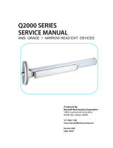 MBS Q2000 Exit Device Service Manual User manual