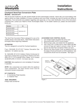 Hearth & Home Technologies Optional Vent Free Conversion Plate Operating instructions