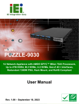 IEI Integration PUZZLE-9030 User manual