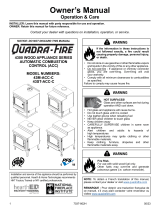 Quadra-Fire 4300 Millennium Wood Stove Owner's manual