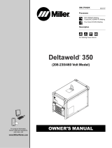 Miller DELTAWELD 350 (230/460 VOLT MODEL) Owner's manual