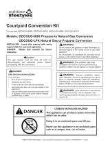 Hearth & Home Technologies Gas Conversion Operating instructions