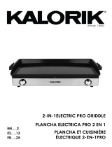 KALORIK Pro Double Griddle and Cooktop User manual