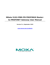 Moxa MGate 5102-PBM-PN Series User manual