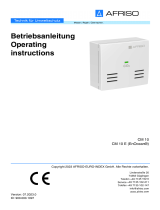 AFRISO CO2 measuring instrument CM 10, CM 10 E Operating instructions