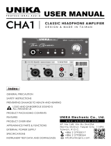 Unika CHA1 Owner's manual