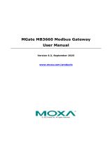 Moxa MGate MB3660 Series User manual