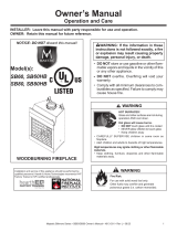 Majestic Biltmore Wood-Burning Fireplace Owner's manual