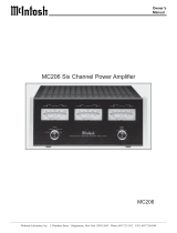 McIntosh MC206 Owner's manual