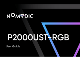 NOMVDIC P2000UST-RGB User manual