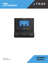 True Fitness LCD Console C4RL User manual