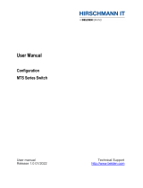 Hirschmann MTS8000 User manual