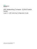 HPE Networking Comware 5120v3 Switch Series Layer 2—LAN Switching Configuration Guide