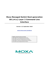 Moxa MDS-G4028-L3-4XGS Series User manual