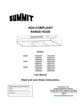Summit H24RSSADA Owner's manual