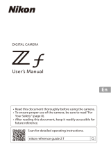 Nikon Z f User manual