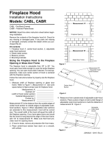 MHSC CABL/CABR Fireplace Hood Install Manual