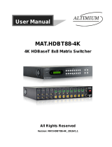 Altimium MAT.HDBT88-4K User manual