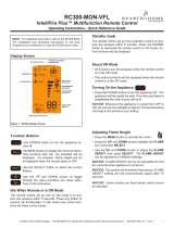 MHSC RC300-MON-VFL Operating Owner's manual